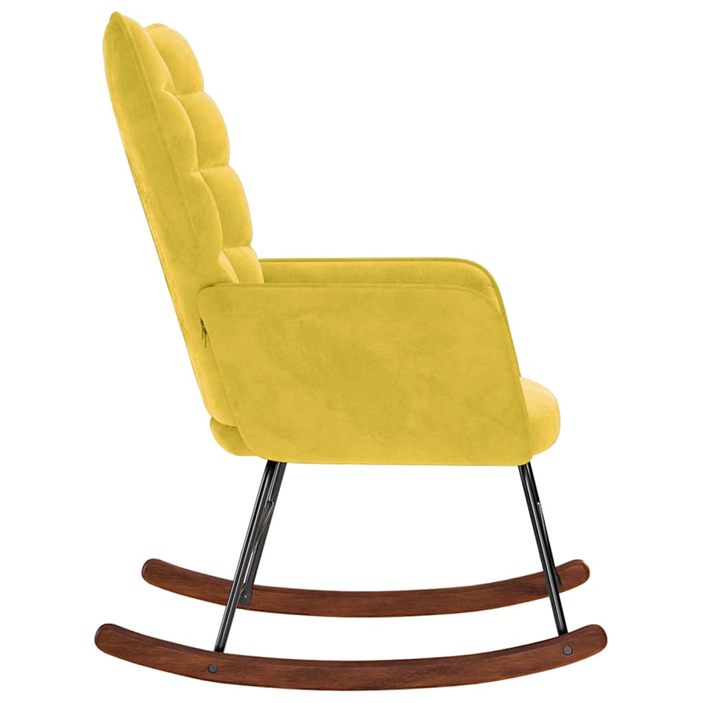 Silla Mecedora De Terciopelo