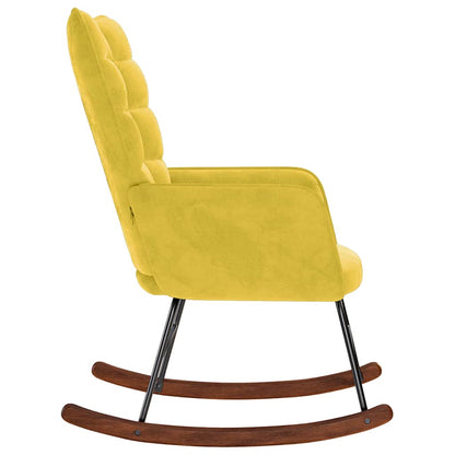 Silla Mecedora De Terciopelo