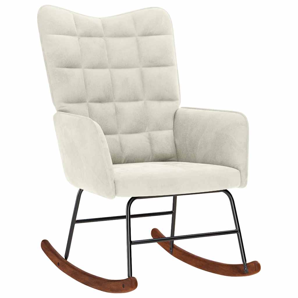 Silla Mecedora De Terciopelo