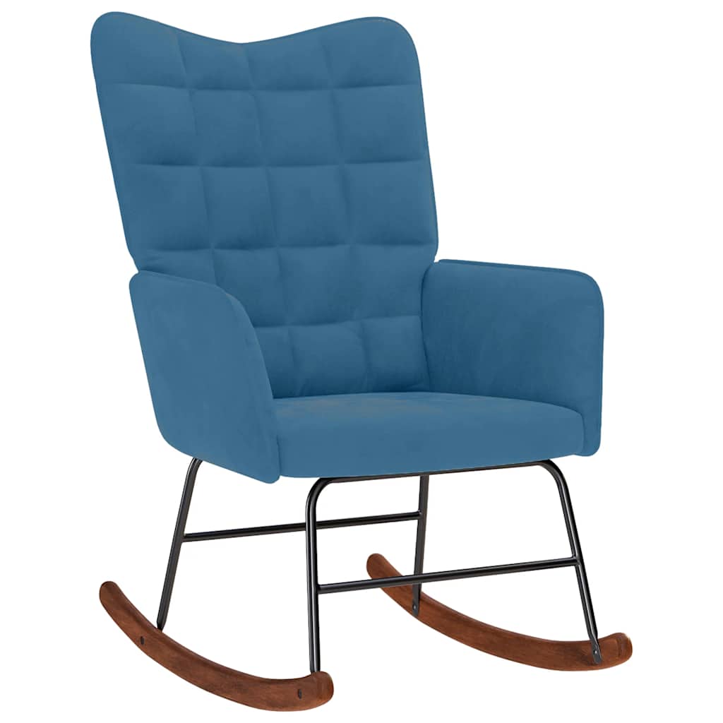 Silla Mecedora De Terciopelo