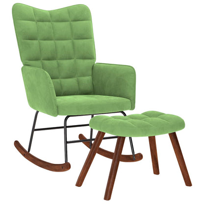 Silla Mecedora De Terciopelo