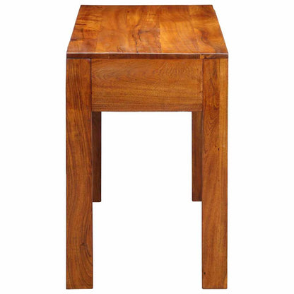 Escritorio Con Cajón Con Almacenamiento Marrón 100 X 50 X 75 Cm