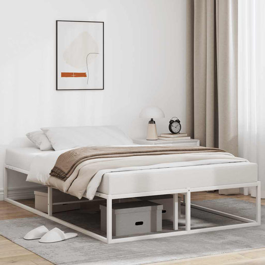 Estructura De Cama Sin Colchón De Metal
