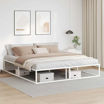 Estructura De Cama Sin Colchón De Metal