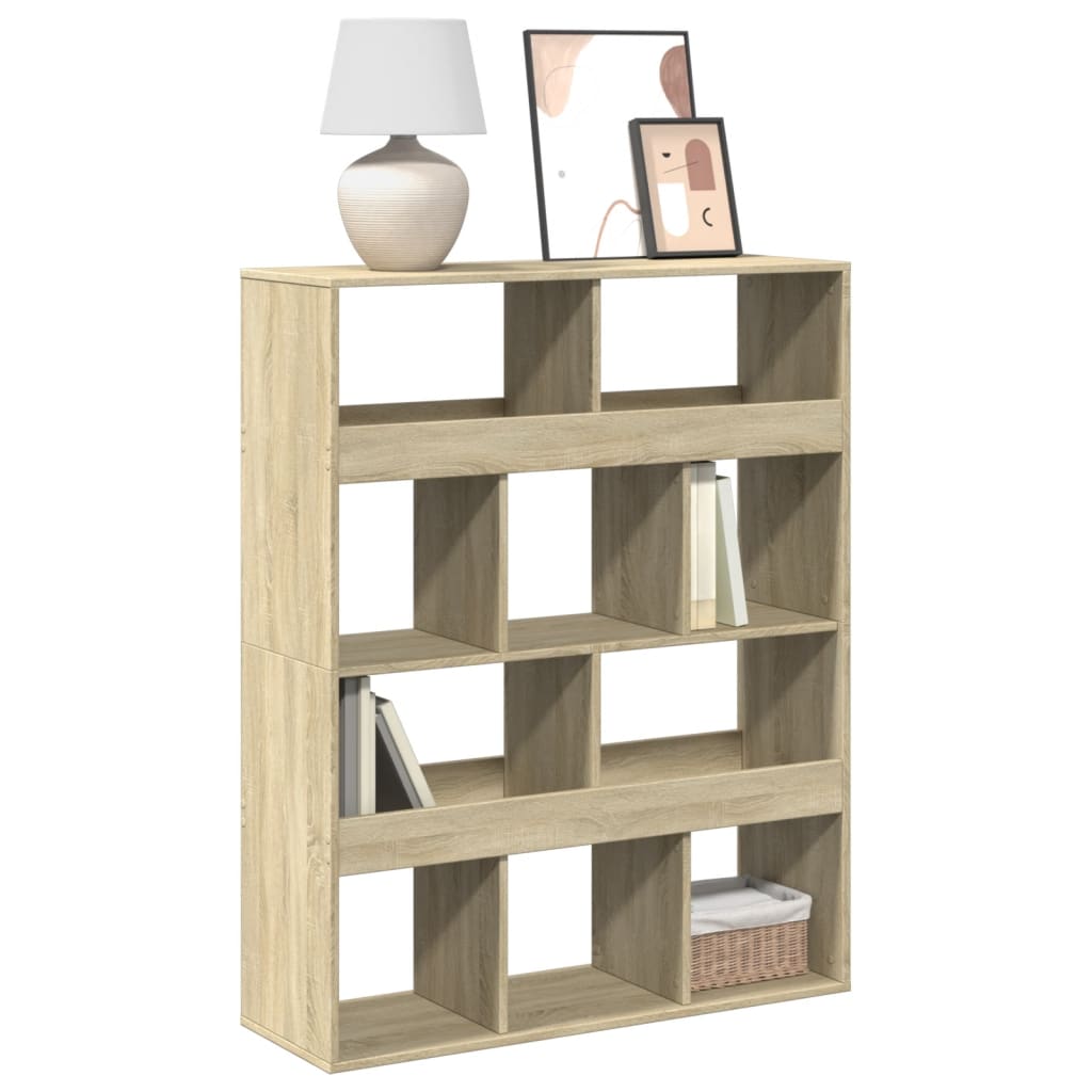 Estantería De Madera De Ingeniería Envejecida 100X33X187,5 Cm