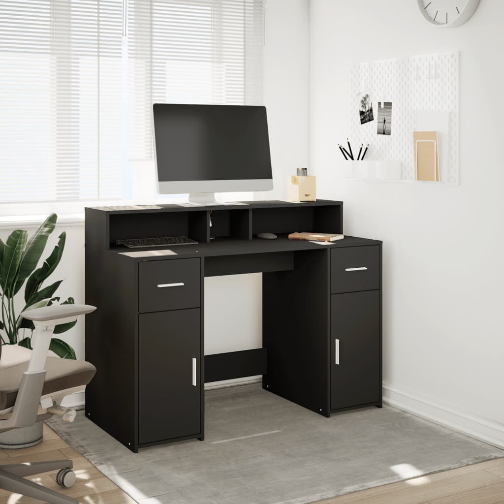 Escritorio Con Luz Led Madera Ingeniería