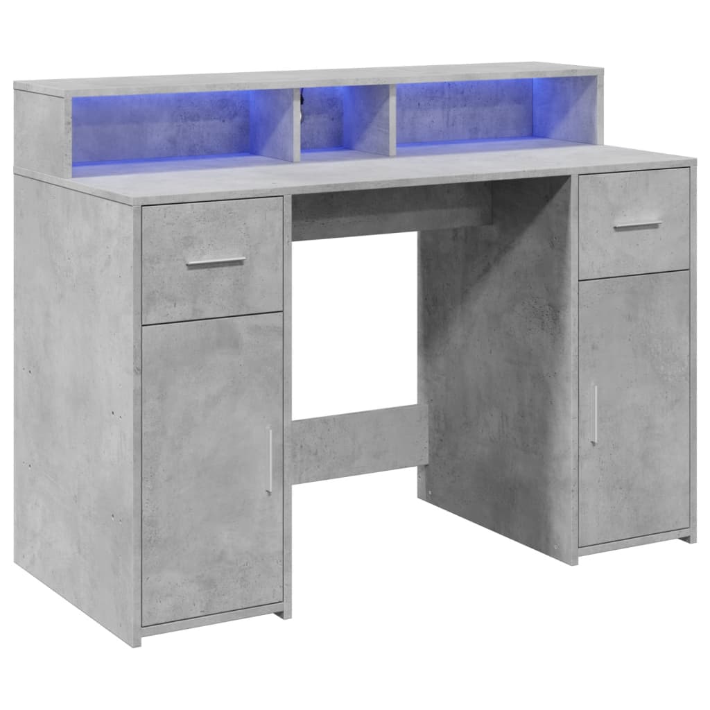Escritorio Con Led Madera Ingeniería