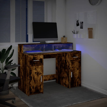 Escritorio Con Led Madera Ingeniería