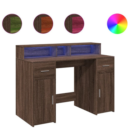 Escritorio Con Led Madera Ingeniería