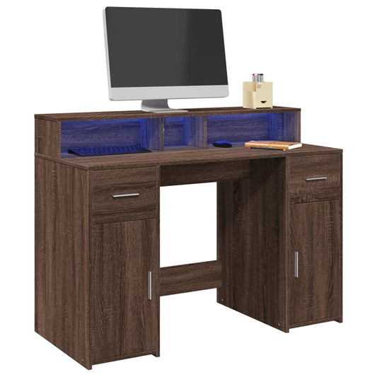Escritorio Con Led Madera Ingeniería