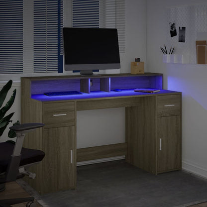 Escritorio Con Led Madera Ingeniería