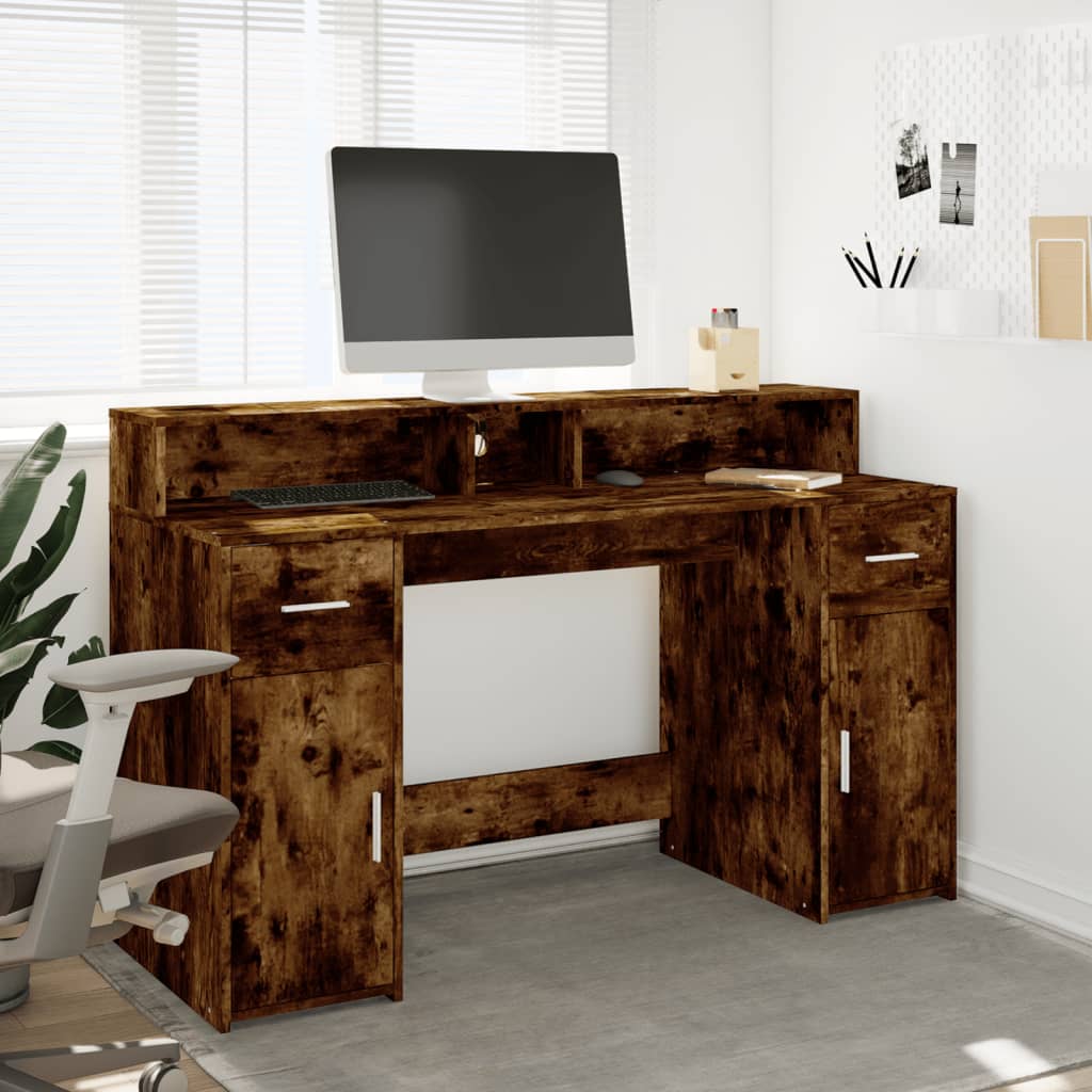 Escritorio Con Led Madera Ingeniería