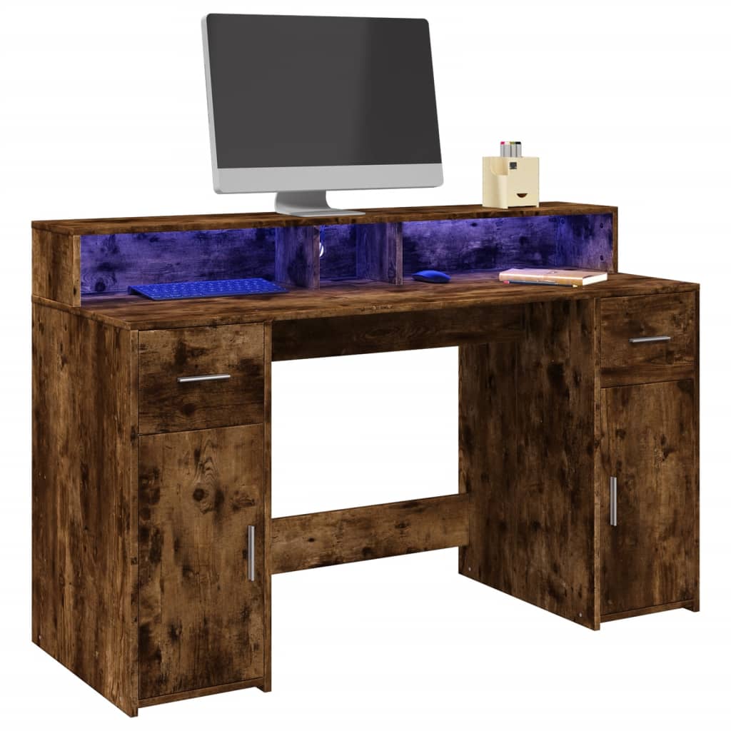 Escritorio Con Led Madera Ingeniería