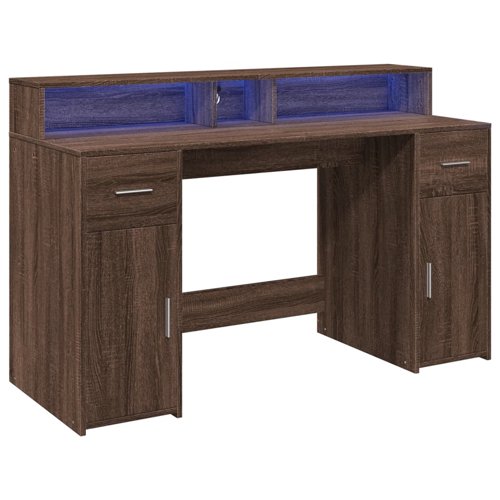 Escritorio Con Led Madera Ingeniería