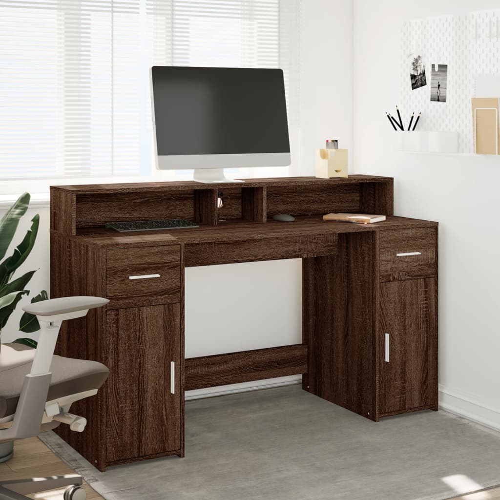Escritorio Con Led Madera Ingeniería