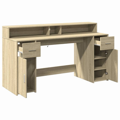 Escritorio Con Led Madera Ingeniería