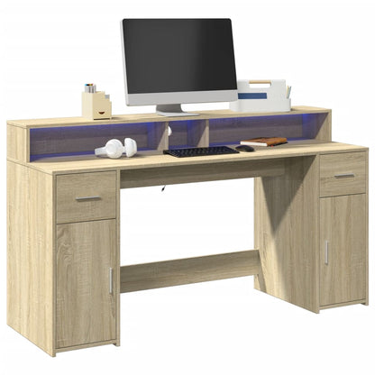 Escritorio Con Led Madera Ingeniería