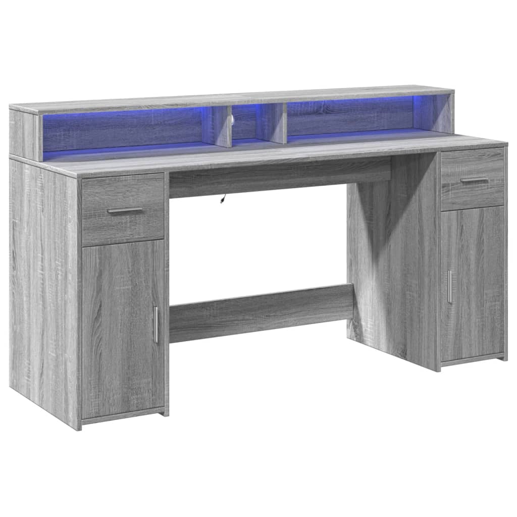 Escritorio Con Led Madera Ingeniería