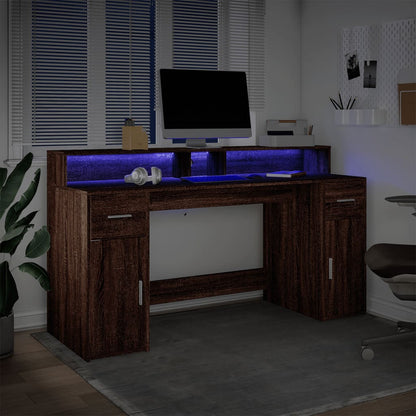 Escritorio Con Led Madera Ingeniería
