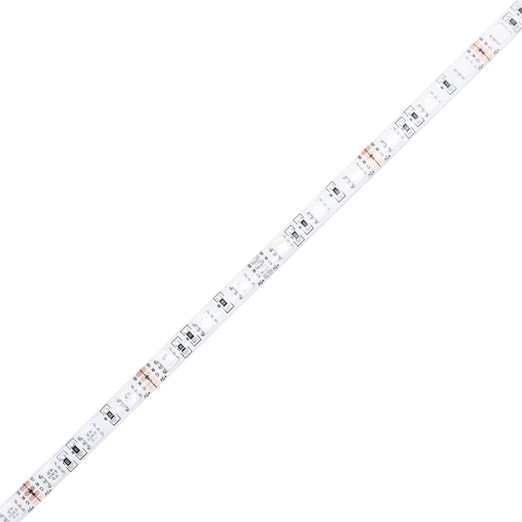Escritorio Con Led Madera Ingeniería Roble Artisian 160X55X91Cm