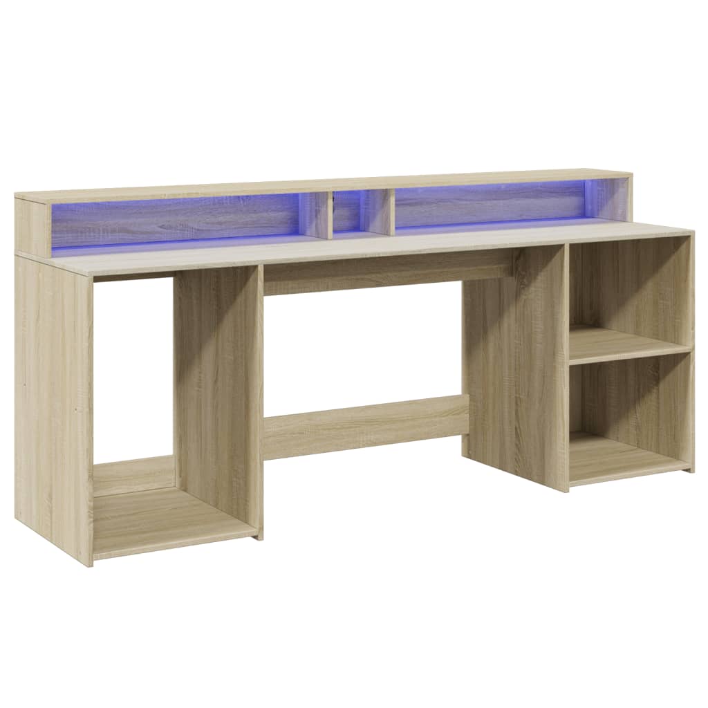 Escritorio Con Led Madera Ingeniería