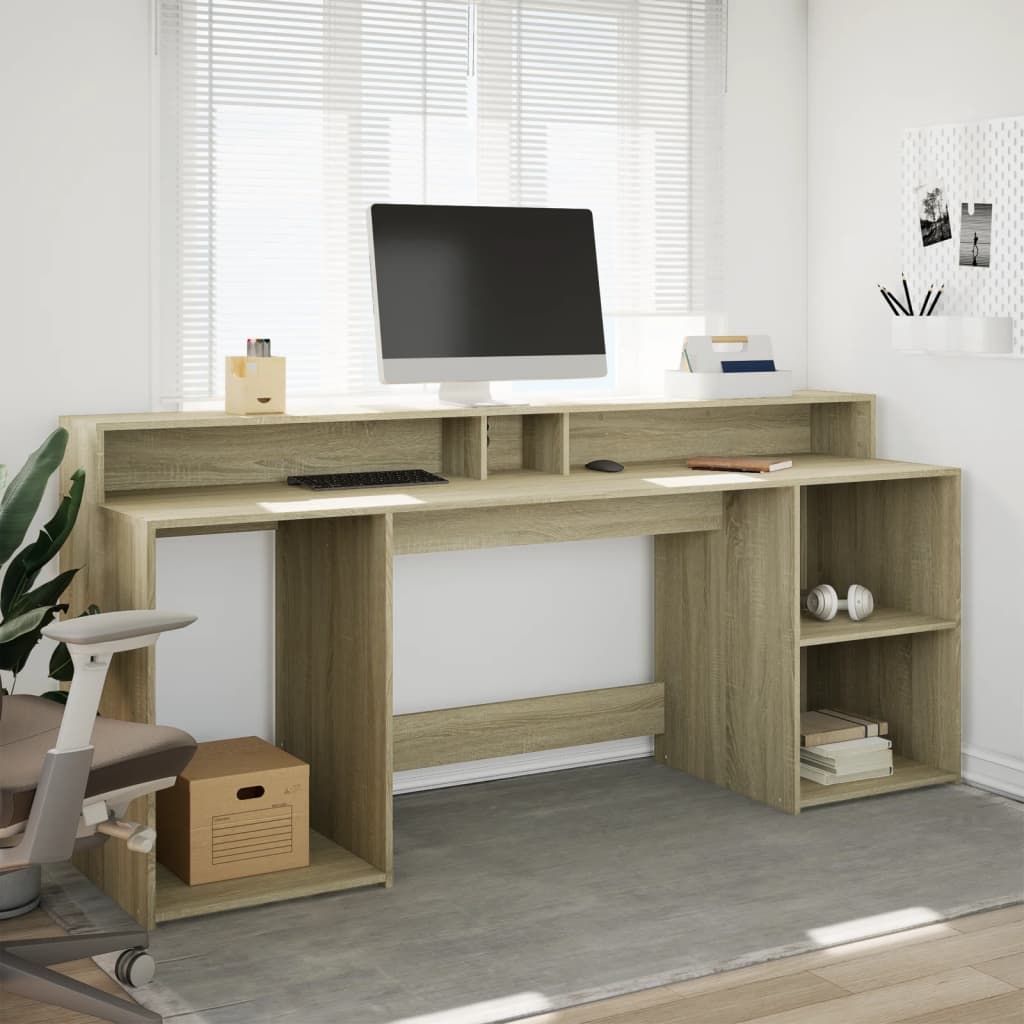 Escritorio Con Led Madera Ingeniería
