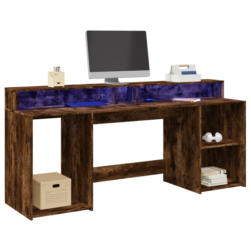 Escritorio Con Led Madera Ingeniería