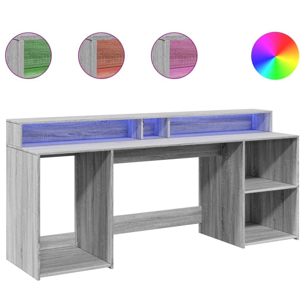 Escritorio Con Led Madera Ingeniería