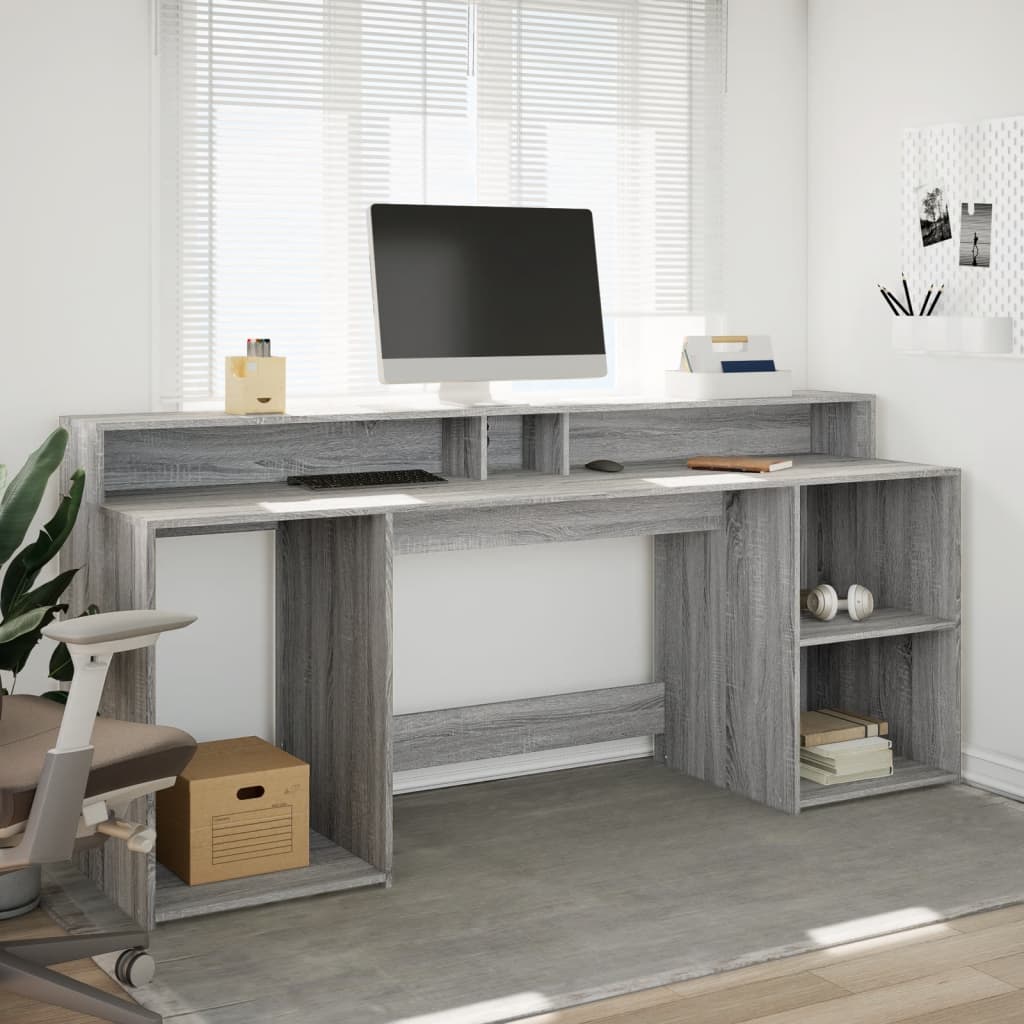 Escritorio Con Led Madera Ingeniería