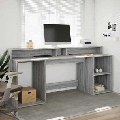 Escritorio Con Led Madera Ingeniería