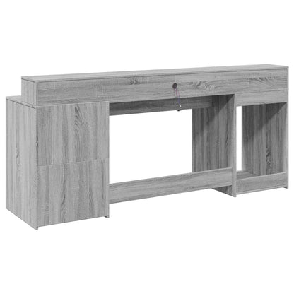 Escritorio Con Led Madera Ingeniería
