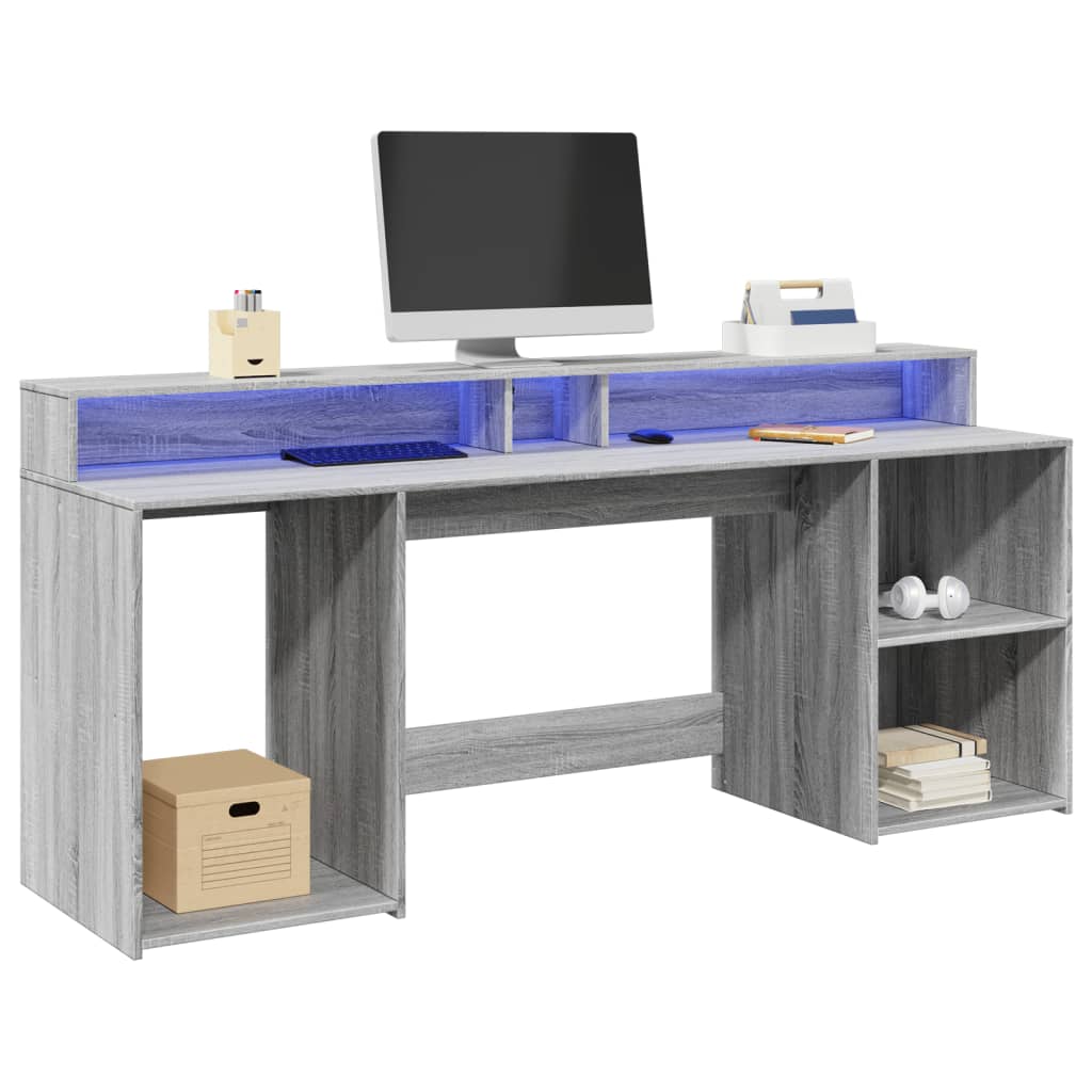 Escritorio Con Led Madera Ingeniería