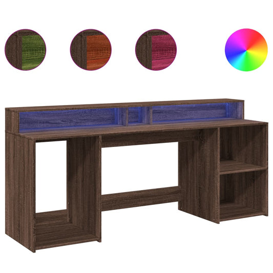 Escritorio Con Led Madera Ingeniería