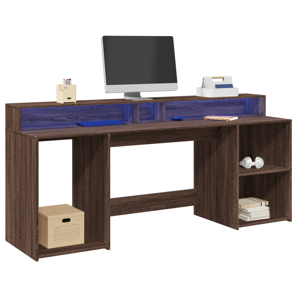 Escritorio Con Led Madera Ingeniería