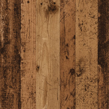 Escritorio Con Led Madera Ingeniería Envejecida 200X104X91 Cm