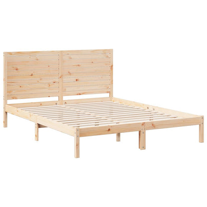 Cama Extralarga Sin Colchón Madera Maciza