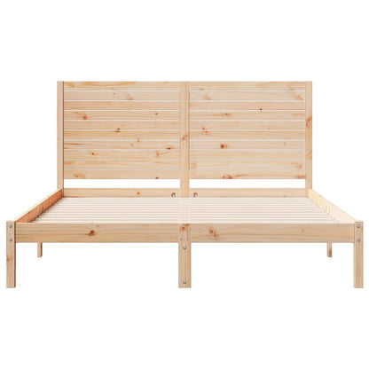 Cama Extralarga Sin Colchón Madera Maciza