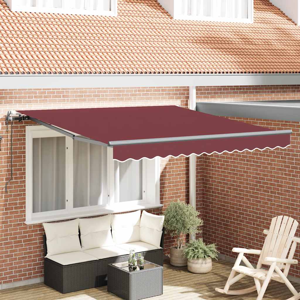 Toldo Retráctil Automático Gris
