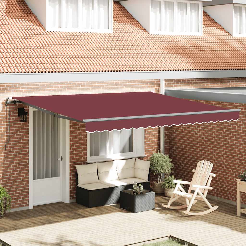 Toldo Retráctil Automático Gris