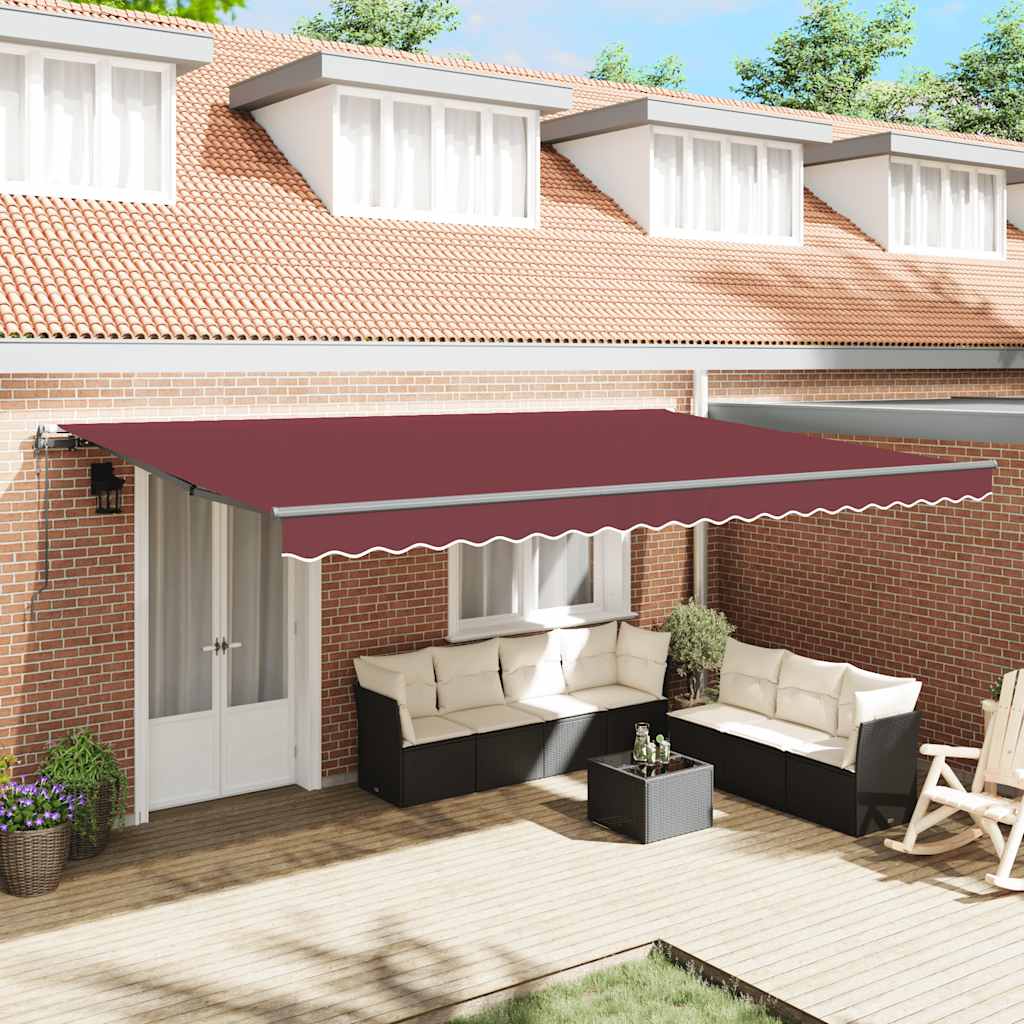 Toldo Retráctil Automático Gris