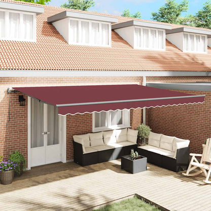 Toldo Retráctil Automático Gris