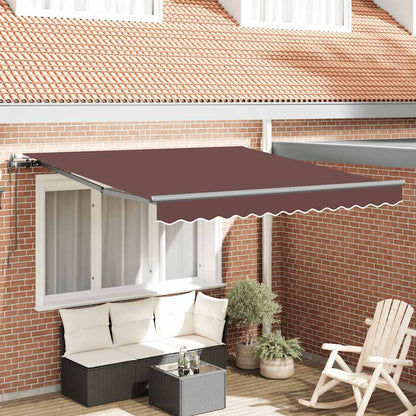 Toldo Retráctil Automático Gris