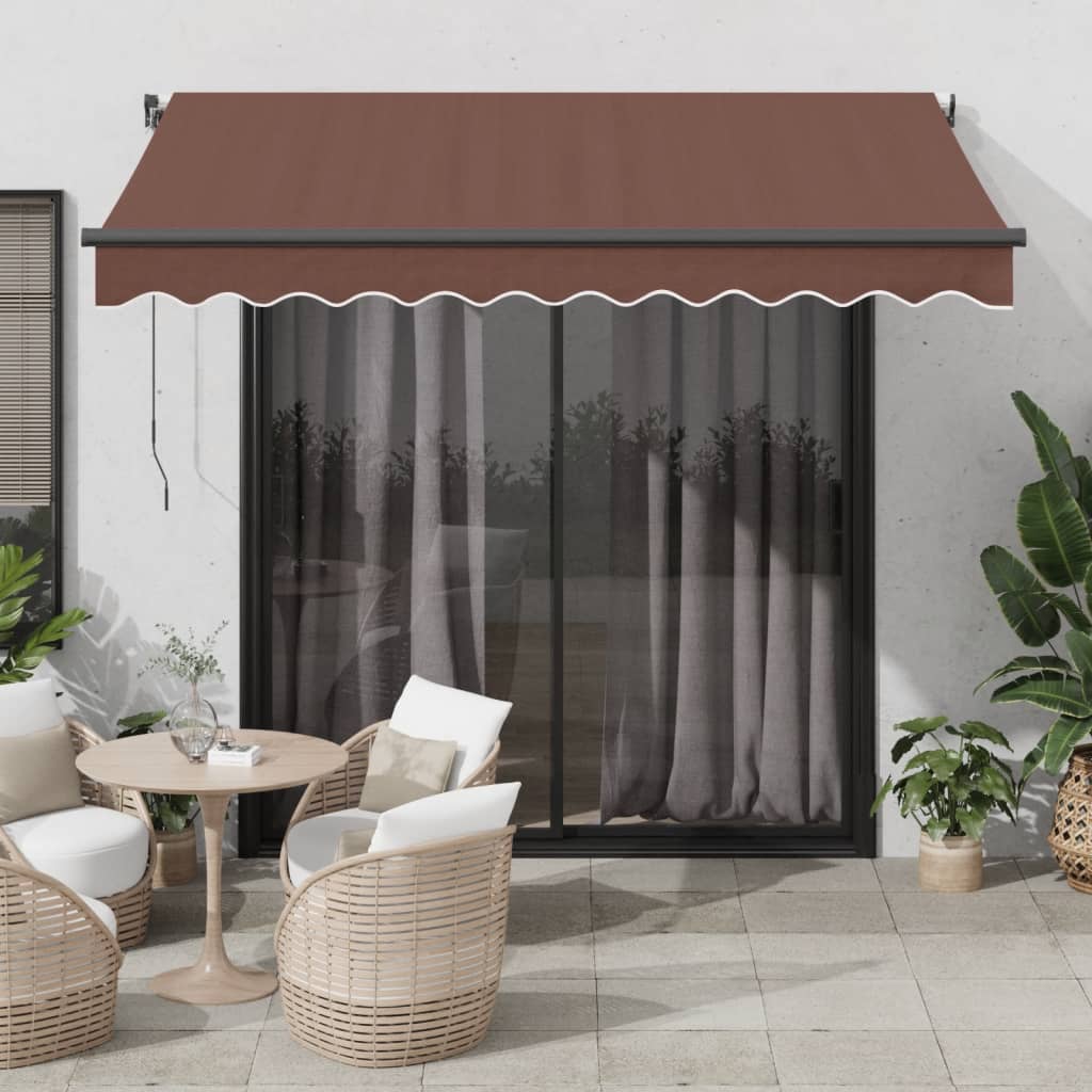Toldo Retráctil Automático Gris