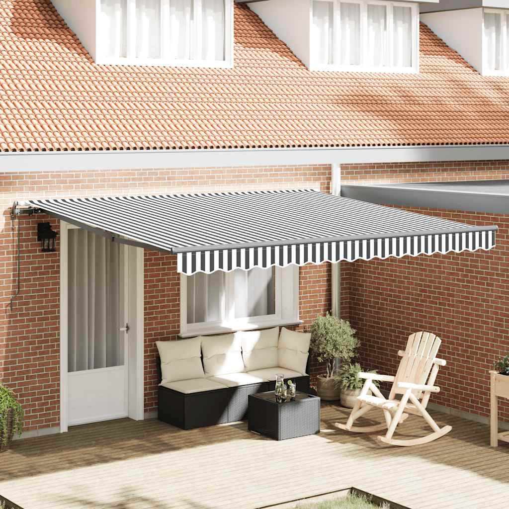 Toldo Retráctil Automático Gris