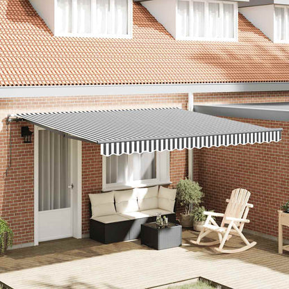 Toldo Retráctil Automático Gris