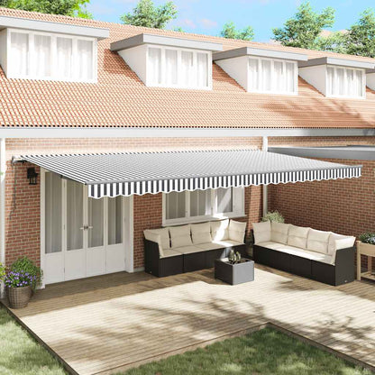 Toldo Retráctil Automático Gris