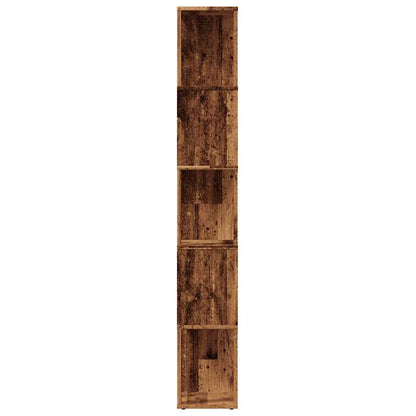 Estantería Madera De Ingeniería Madera Envejecida 45X24X159 Cm