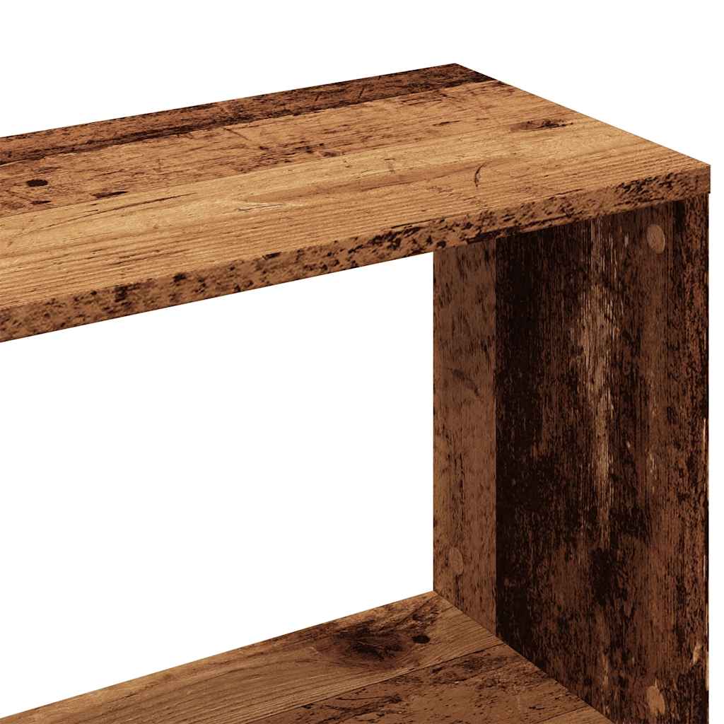 Estantería Madera De Ingeniería Madera Envejecida 45X24X159 Cm