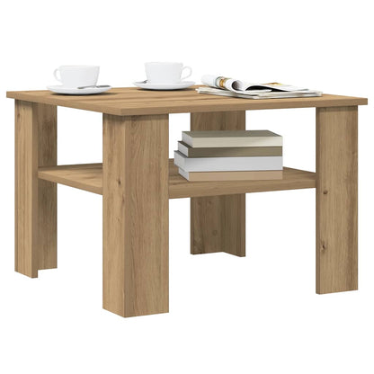 Mesa De Centro Madera De Ingeniería 60X60X42 Cm