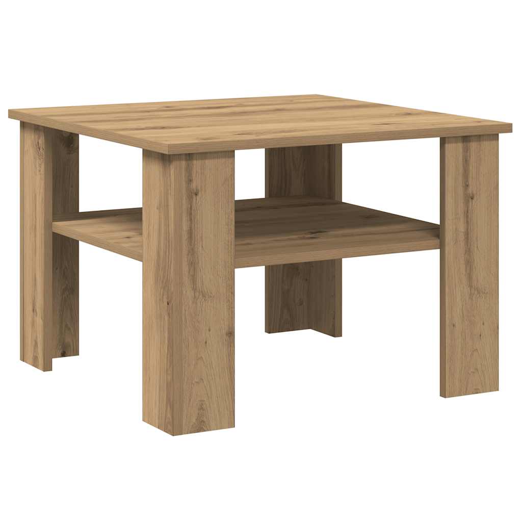Mesa De Centro Madera De Ingeniería 60X60X42 Cm